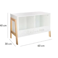 Szafka na książki dla dzieci, szer 60 cm