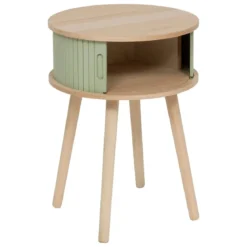 Szafka nocna NYSOS z 2 drzwiczkami, Ø 40 cm