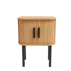 Szafka nocna ryflowana SCAVA, 40 x 40 x 53 cm