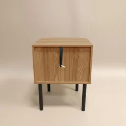 Szafka nocna ryflowana SCAVA, 40 x 40 x 53 cm