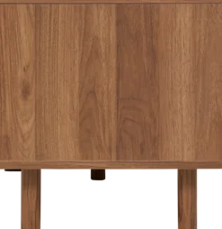 Szafka pod telewizor SLIDY, kolor ciemnego drewna, 120 x 40 x 42 cm