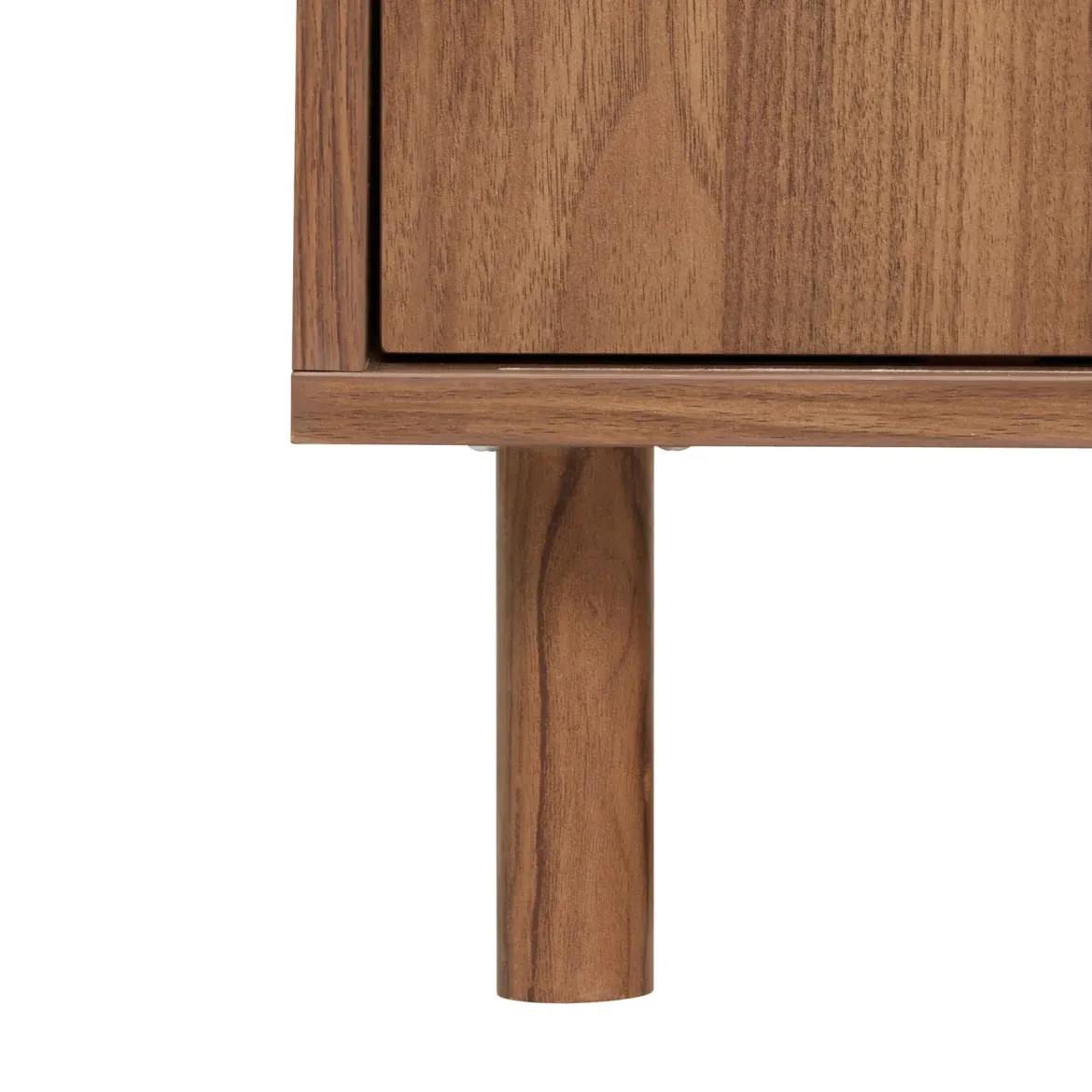 Szafka pod telewizor SLIDY, kolor ciemnego drewna, 120 x 40 x 42 cm