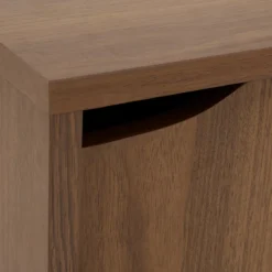 Szafka pod telewizor SLIDY, kolor ciemnego drewna, 120 x 40 x 42 cm