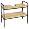 Szafka pod umywalkę, 70 x 60 x 33,5 cm, bambusowy blat, Loft, WENKO