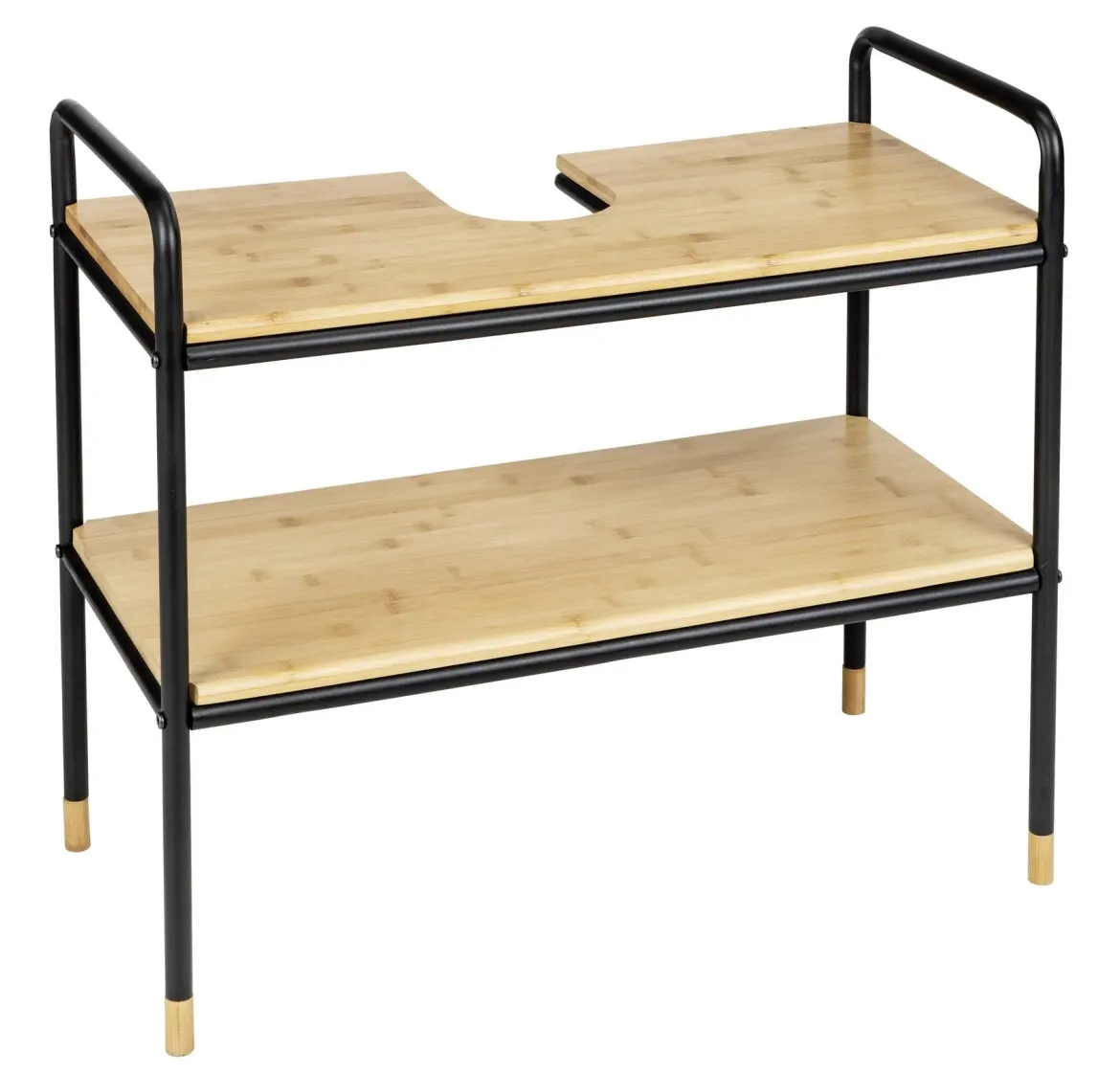 Szafka pod umywalkę, 70 x 60 x 33,5 cm, bambusowy blat, Loft, WENKO