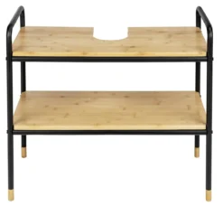 Szafka pod umywalkę, 70 x 60 x 33,5 cm, bambusowy blat, Loft, WENKO