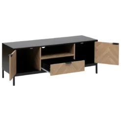 Szafka rtv CHEVRONS, 120 x 40 x 45 cm