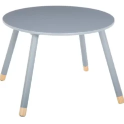 Szary stolik dziecięcy, okrągły - 43 cm, Ø 60 cm