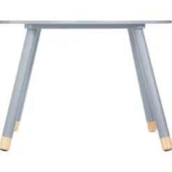 Szary stolik dziecięcy, okrągły - 43 cm, Ø 60 cm