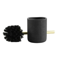 Szczotka do WC AQUAMARBRE NOIR/OR, 10,2 x 36,5 cm