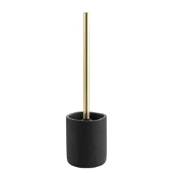 Szczotka do WC AQUAMARBRE NOIR/OR, 10,2 x 36,5 cm