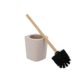 Szczotka do wc beżowa CALMA, wys. 38 cm