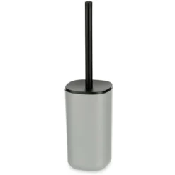 Szczotka do wc w plastikowym, zamykanym pojemniku, 9,6 x 35 cm