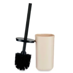 Szczotka do wc w plastikowym, zamykanym pojemniku, 9,6 x 35 cm