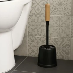 Szczotka do wc z bambusową rączką, Ø 12 cm
