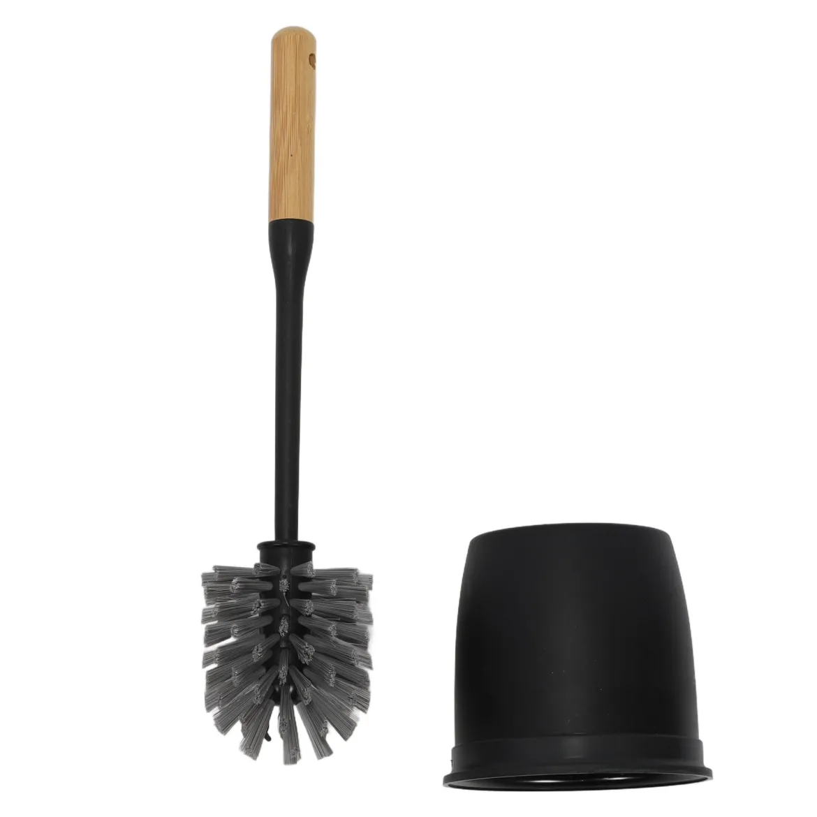 Szczotka do wc z bambusową rączką, Ø 12 cm