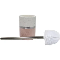 Szczotka do WC z ceramicznym pojemnikiem, 9,5 x 38 cm
