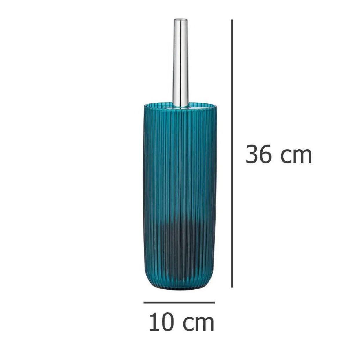 Szczotka do wc ze stojakiem AGROPOLI, 35,5 cm, WENKO