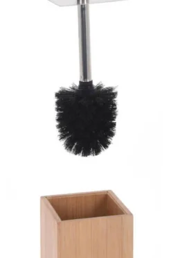 Szczotka do wc ze stojakiem z bambusa