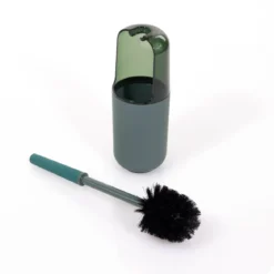 Szczotka do WC z plastikowym pojemnikiem, 10 x 37,5 cm