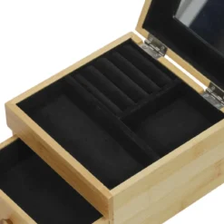 Szkatułka na biżuterię BAMBOO z lusterkiem