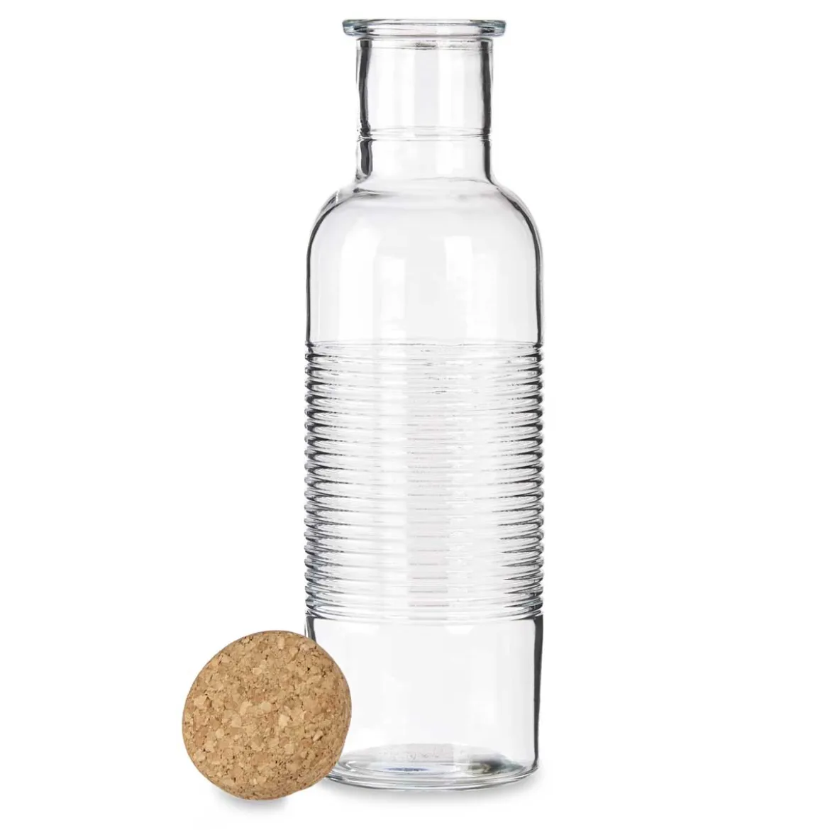 Szklana karafka z korkiem, 1070 ml