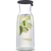 Szklana karafka z silikonową pokrywką, 700 ml