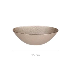 Szklana miska KARNEOL, Ø 15 cm