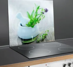 Szklana płyta ochronna HERB GARDEN na kuchenkę – duża, WENKO