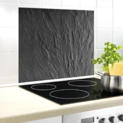Szklana płyta ochronna SLATE na ścianę - 50 x 60 cm, WENKO