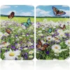 Szklane płyty na kuchenkę, 2 sztuki, Summer Meadow, Maximex