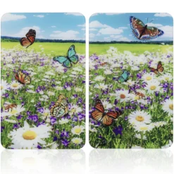 Szklane płyty na kuchenkę, 2 sztuki, Summer Meadow, Maximex