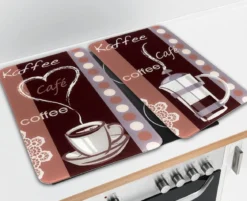 Szklane płyty ochronne COFFEE FLAVOUR, 2 sztuki