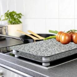Szklane płyty ochronne GRANIT na kuchenkę – 2 sztuki, WENKO