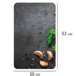 Szklane płyty ochronne HERBS na kuchenkę - 2 sztuki, WENKO