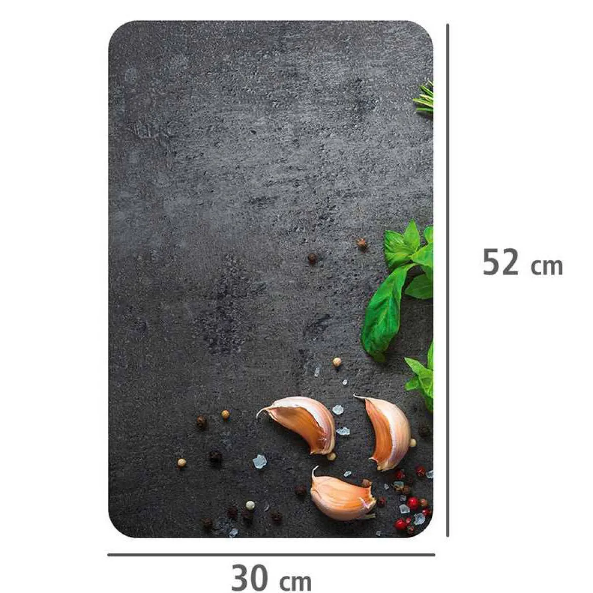 Szklane płyty ochronne HERBS na kuchenkę - 2 sztuki, WENKO