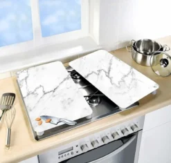 Szklane płyty ochronne na kuchenkę - 2 sztuki w komplecie, WENKO