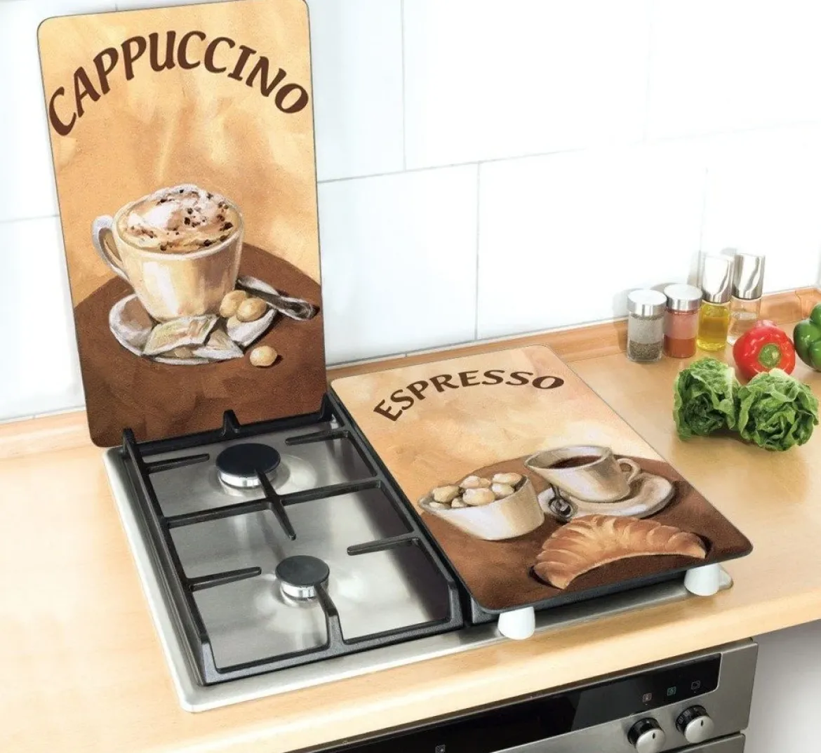 Szklane płyty ochronne na kuchenkę - 2 sztuki w komplecie, WENKO
