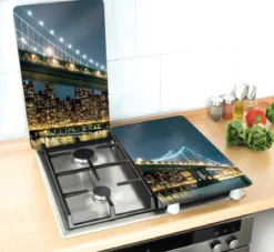 Szklane płyty ochronne na kuchenkę - 2 sztuki w komplecie, WENKO