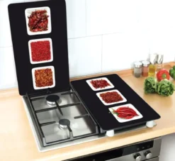 Szklane płyty ochronne na kuchenkę - 2 sztuki w komplecie, WENKO