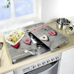 Szklane płyty ochronne na kuchenkę - 2 sztuki w komplecie, WENKO