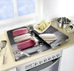 Szklane płyty ochronne na kuchenkę - 2 sztuki w komplecie, WENKO