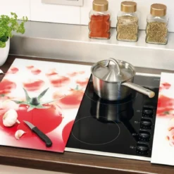 Szklane płyty ochronne na kuchenkę, 2 sztuki, ZELLER