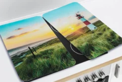 Szklane płyty ochronne na kuchenkę LIGHTHOUSE, 2 sztuki