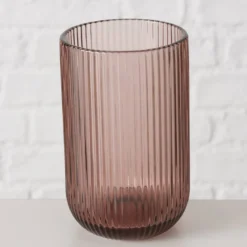 Szklanka do wody RIGANO, ryflowane szkło, 320 ml