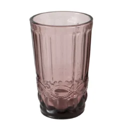Szklanka z różowego szkła, AURORA, 300 ml