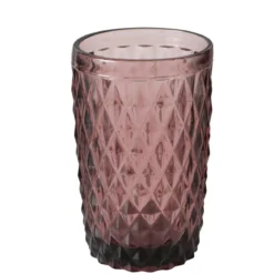 Szklanka z różowego szkła, AURORA, 300 ml