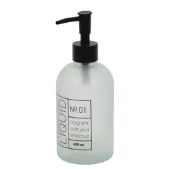 Szklany dozownik na mydło, 400 ml