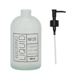 Szklany dozownik na mydło, 400 ml