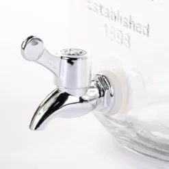 Szklany dystrybutor do soków i napojów, 4 L